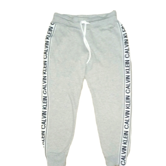 Calvin Klein Grey Jogger Pants - Picture 2 of 6